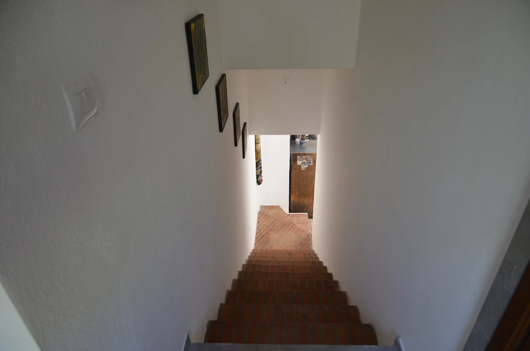 Treppe zur Küche